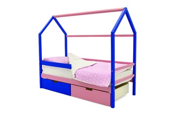 Кровать-домик детская Svogen синий-лаванда в Саранске