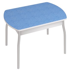 Обеденный стол Орфей-6, Синие цветы в Саранске