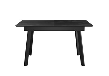Раздвижной стол DikLine SKH125 Керамика Черный мрамор/подстолье черное/опоры черные (2 уп.) в Саранске