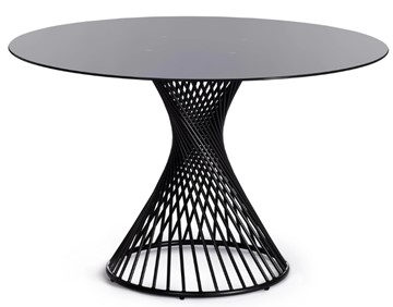Стеклянный стол BERTOIA (mod. GT21) металл/стекло, Black (черный) арт.20595 в Саранске