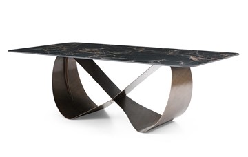 Керамический стол DT9305FCI (240) черный керамика/бронзовый в Саранске