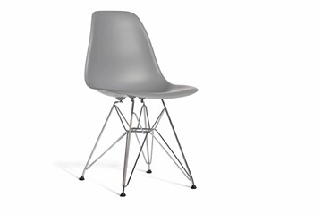 Обеденный стул derstuhl DSL 110 Chrom (темно-серый) в Саранске