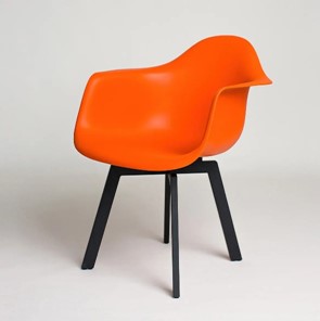 Обеденный стул DSL 330 Grand Black (Оранжевый) в Саранске