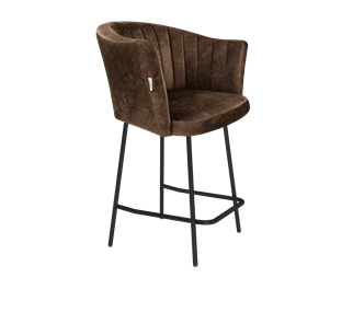 Полубарный стул SHT-ST42-1 / SHT-S29P-1 (кофейный трюфель/черный муар) в Саранске