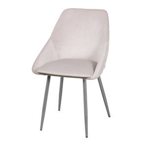 Мягкий дизайнерский стул Мартин СРП-063 эмаль бриллиант Веллюто бежевый в Саранске