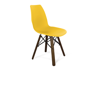 Кухонный стул SHT-ST29/S70 (желтый ral 1021/темный орех/черный) в Саранске