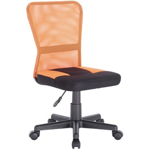 Офисное кресло Brabix Smart MG-313 (без подлокотников, комбинированное, черное/оранжевое) 531844 в Саранске