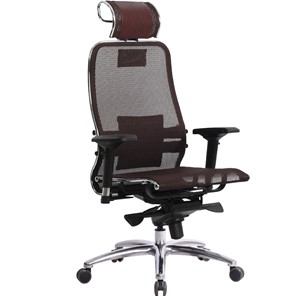 Офисное кресло Samurai S-3.04, темно-бордовый в Саранске