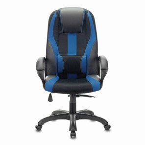 Компьютерное кресло Brabix Premium Rapid GM-102 (экокожа/ткань, черное/синее) 532106 в Саранске