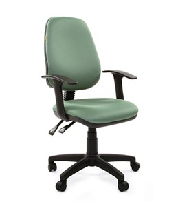 Офисное кресло CHAIRMAN 661 Ткань стандарт 15-158 зеленая в Саранске