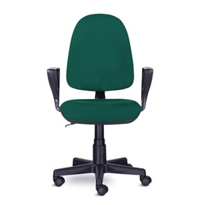 Компьютерное кресло Brabix Prestige Ergo MG-311 (регулируемая эргономичная спинка, ткань,черно-зеленое) 532421 в Саранске