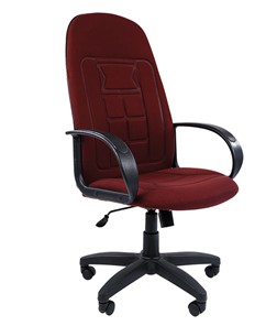 Офисное кресло CHAIRMAN 727 ткань ст., цвет бордо в Саранске