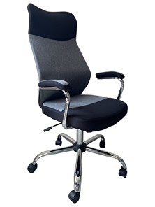 Кресло компьютерное C168 черный/серый в Саранске