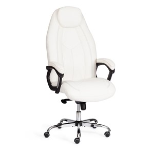 Офисное кресло BOSS Lux, кож/зам, белый, арт.21152 в Саранске