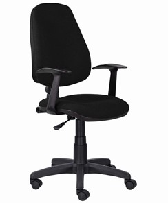 Кресло офисное Brabix Comfort MG-321, регулируемая эргономичная спинка, ткань, черное в Саранске
