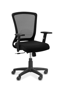 Офисное кресло для персонала Фьюжн, сетка/ткань TW / черная/черная в Саранске
