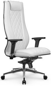Кресло офисное МЕТТА L 1m 50M/2D Infinity Easy Clean мультиблок, нижняя часть 17839 белый в Саранске
