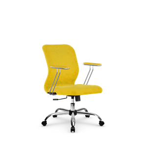 Кресло SU-Mr-4/подл.078/осн.003 желтый в Саранске