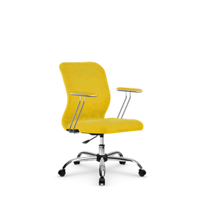 Офисное кресло SU-Mr-4/подл.078/осн.006 желтый в Саранске