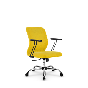 Кресло компьютерное SU-Mr-4/подл.109/осн.003  желтый в Саранске