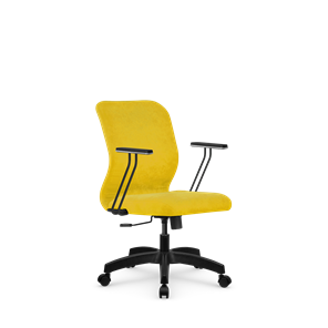 Кресло офисное SU-Mr-4/подл.110/осн.001 желтый в Саранске