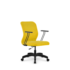 Кресло офисное SU-Mr-4/подл.110/осн.005 желтый в Саранске