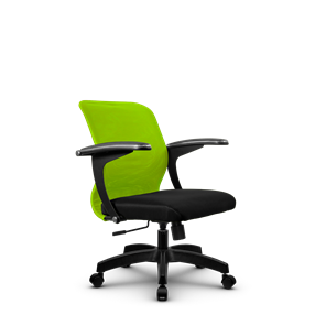 Офисное кресло SU-M-4/подл.160/осн.001, Зеленый/Черный в Саранске