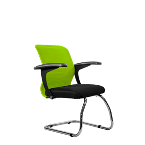 Офисный стул SU-M-4/подл.160/осн.007, Зеленый/Черный в Саранске