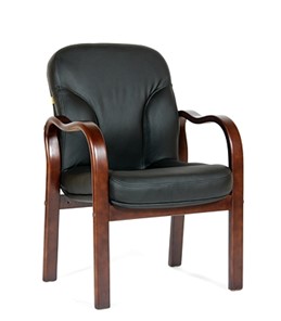 Кресло CHAIRMAN 658 Натуральная кожа черный в Саранске