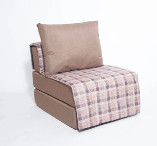 Бескаркасное кресло-кровать Харви, коричневый - квадро беж в Саранске
