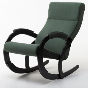Кресло-качалка Корсика, ткань Amigo Green 34-Т-AG в Саранске