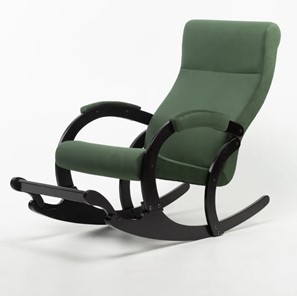 Кресло-качалка в гостиную Марсель, ткань Amigo Green 33-Т-AG в Саранске