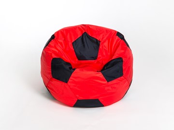 Кресло-мешок Мяч большой, красно-черный в Саранске