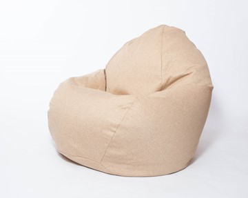 Кресло-мешок Макси, рогожка, 150х100, песочное в Саранске