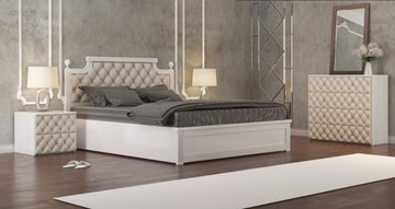 Спальная кровать СВ-Стиль Сфера 140*200 с основанием в Саранске