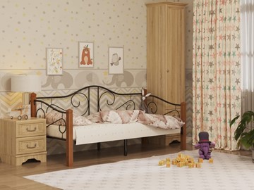 Детская кровать Гарда 7, 90х200, черная в Саранске