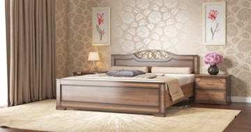 Полуторная кровать СВ-Стиль Жасмин 140*200 с основанием в Саранске