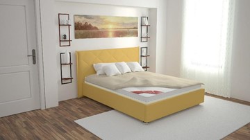 Двуспальная кровать с механизмом Сарма Альба 160х200 (с коробом) в Саранске