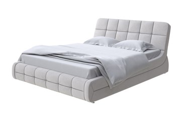 Двуспальная кровать Corso-6 200х200, Велюр (Ultra Серый камень) в Саранске
