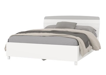 Кровать спальная Милана 1600 (4-22906бел\серый) в Саранске