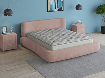 Кровать 2-спальная Zephyr 180х200, (Велсофт Винтажный розовый) в Саранске