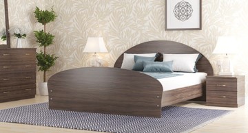 Кровать 2-спальная СВ-Стиль Валенсия, 160х200 с основанием, венге в Саранске