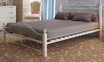 Кровать 2-спальная Фортуна 1, 1600, белый/белый в Саранске