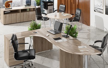 Мебель для персонала Wave 2, рабочий стол и конференц-стол в Саранске