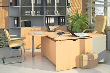 Комплект офисной мебели Милан для руководителя отдела в Саранске