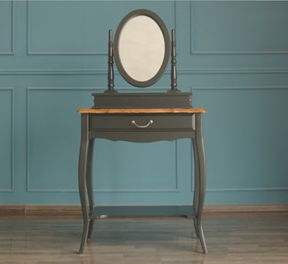 Столик туалетный Leontina с зеркалом (ST9321BLK) Черный в Саранске