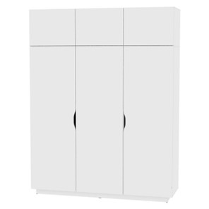 Распашной шкаф Аврора (H29) 2322х1801х540, Белый в Саранске