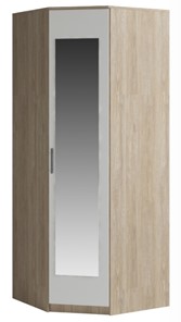 Шкаф угловой Genesis Светлана, с зеркалом, белый/дуб сонома в Саранске