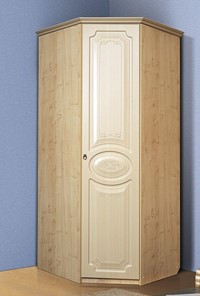 Распашной шкаф угловой Ивушка-5, цвет Дуб беленый в Саранске