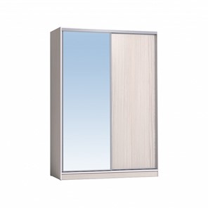 Шкаф 2-х дверный 1600 Домашний Зеркало/ЛДСП, Бодега светлый в Саранске